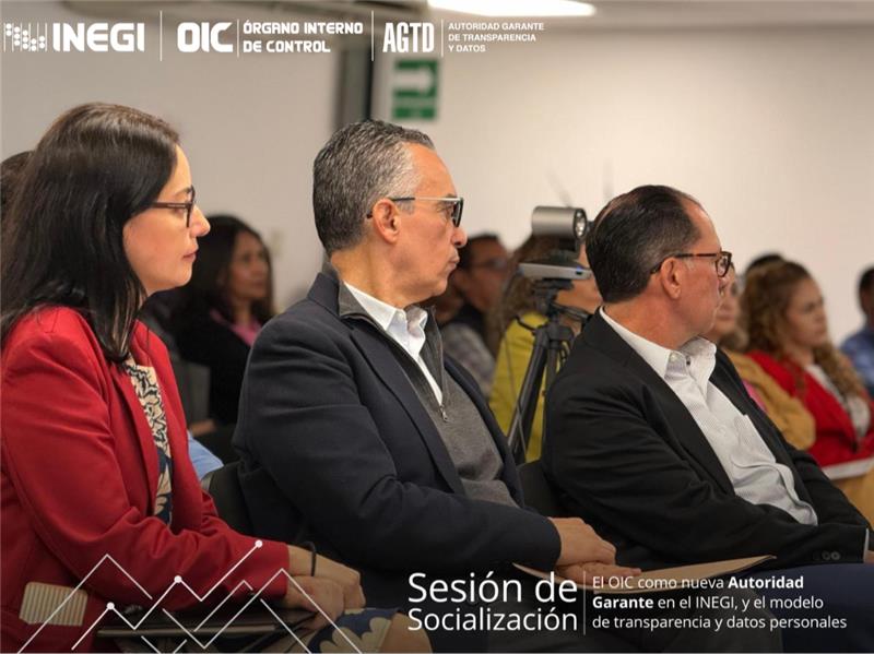 El OIC del INEGI promueve sus nuevas funciones como Autoridad Garante de transparencia y datos personales entre su personal