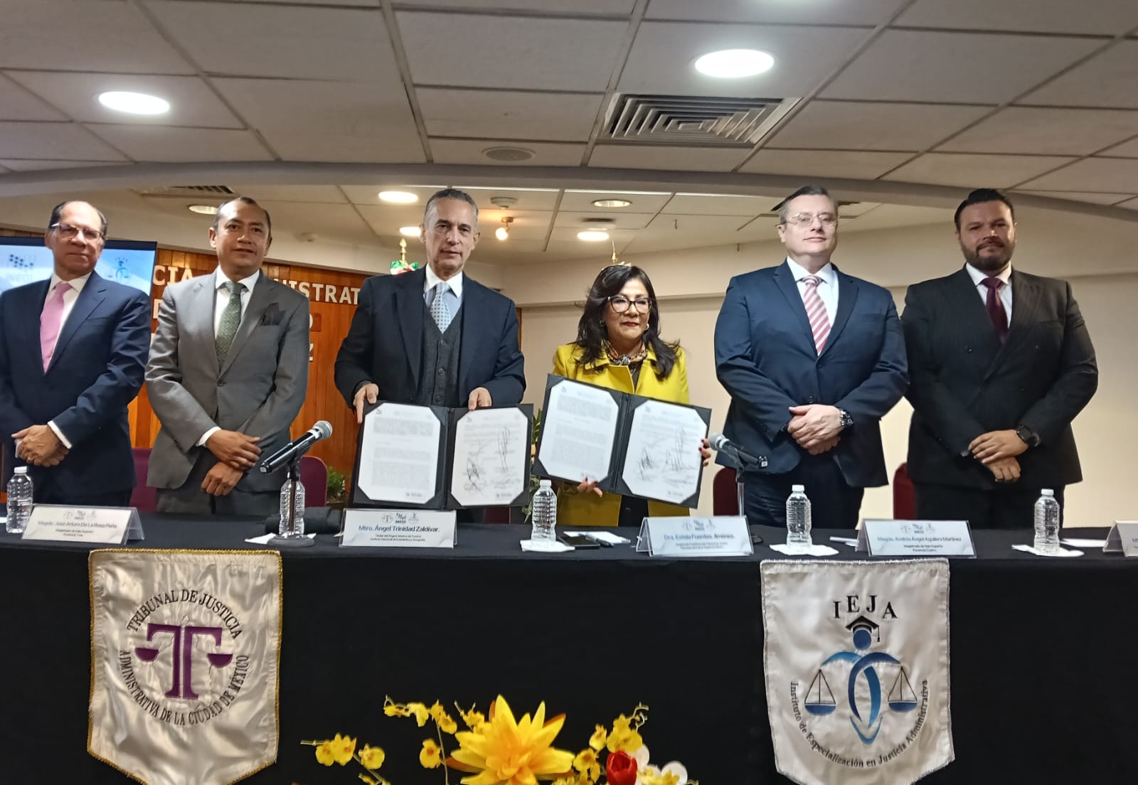 FIRMA DE CONVENIO DE COLABORACIÓN ENTRE EL TJACDMX Y EL INEGI