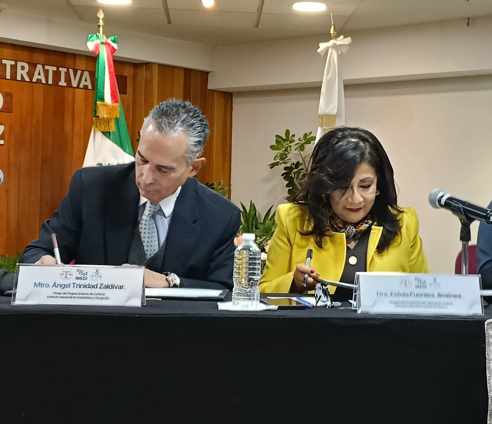 FIRMA DE CONVENIO DE COLABORACIÓN ENTRE EL TJACDMX Y EL INEGI