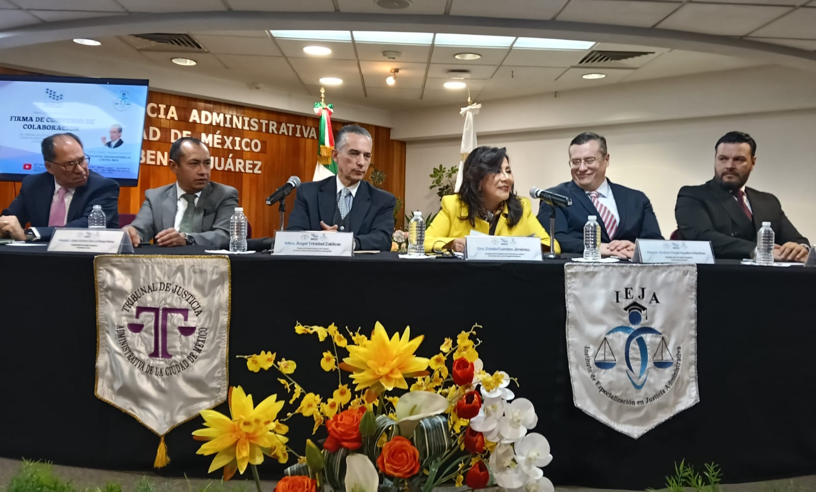 FIRMA DE CONVENIO DE COLABORACIÓN ENTRE EL TJACDMX Y EL INEGI