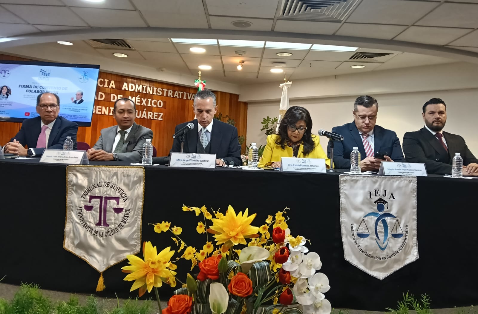 FIRMA DE CONVENIO DE COLABORACIÓN ENTRE EL TJACDMX Y EL INEGI