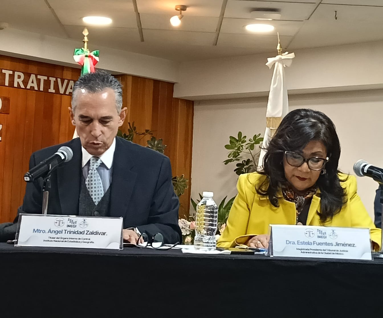FIRMA DE CONVENIO DE COLABORACIÓN ENTRE EL TJACDMX Y EL INEGI