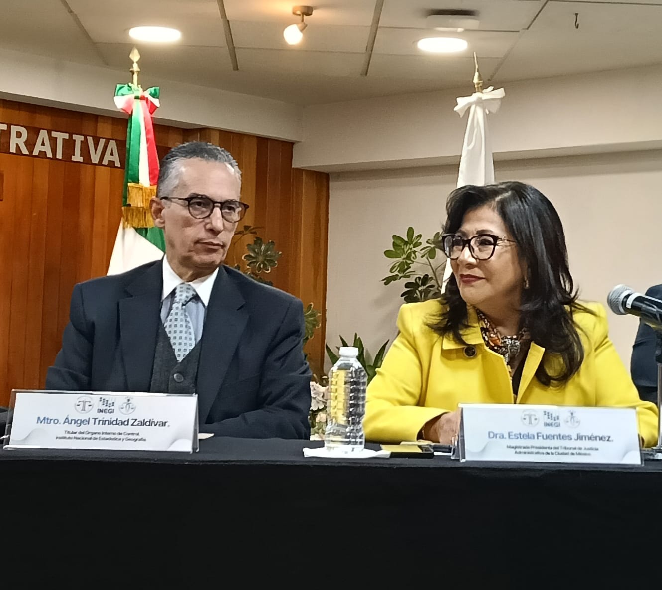 FIRMA DE CONVENIO DE COLABORACIÓN ENTRE EL TJACDMX Y EL INEGI