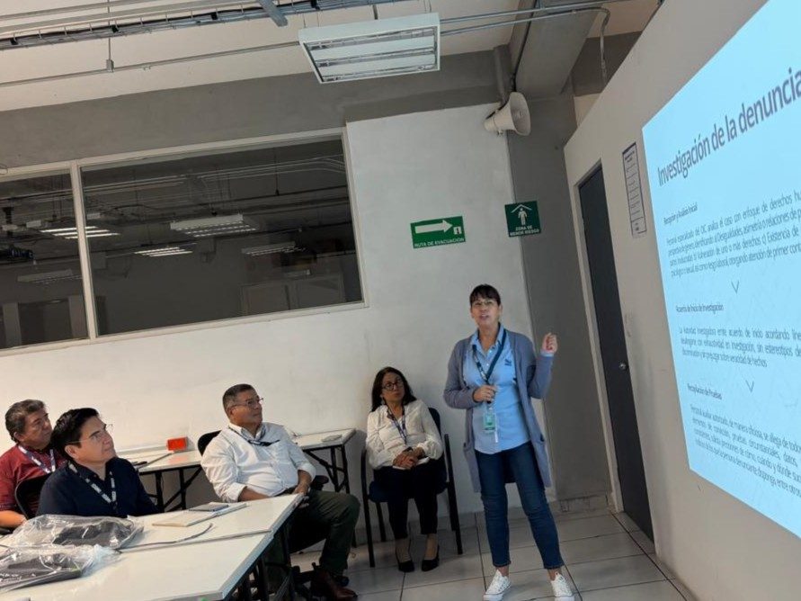 Fotografía 1 de la Plática “Faltas Administrativas” impartida en Puebla el 25 de septiembre de 2026